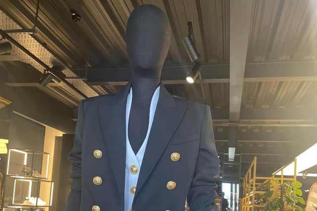 This black and gold blazer costs £1,750 when not on sale