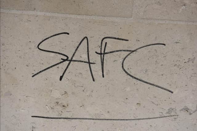 Sunderland AFC graffiti.