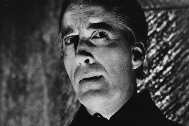 Christopher Lee as Dracula, from the film 'Dracula Has Risen From The Grave' in 1968