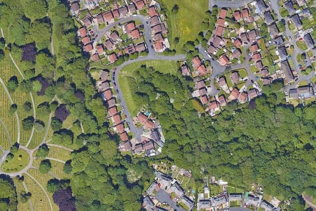 The body of a man was found in the woods off The Green in Ribbleton, prompting an investigation by Lancashire Police (Credit: Google)