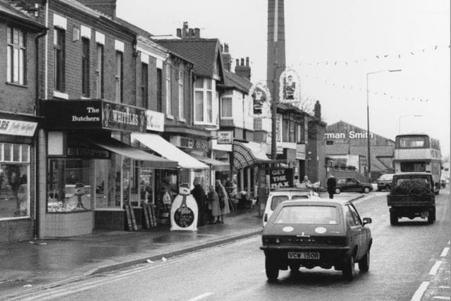 We're much further along Blackpool Road and the Lane Ends crossroads for this image from 1993 - with Dorman Smith prominent in the background