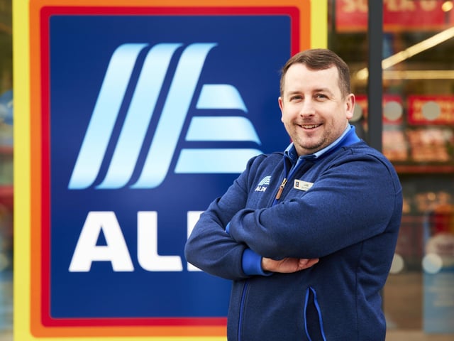 Manager Liam Morris ready to meet some customers.