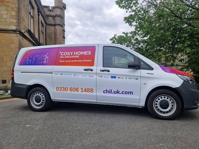 Cosy Homes in Lancashire's Little Van of Warm