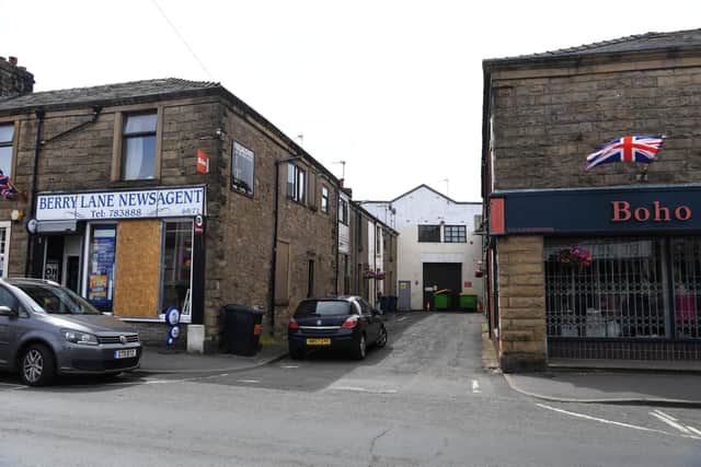 Photo Neil Cross; A new bar is planned in The Old Corn Mill, Longridge. It would be located in the white building.
