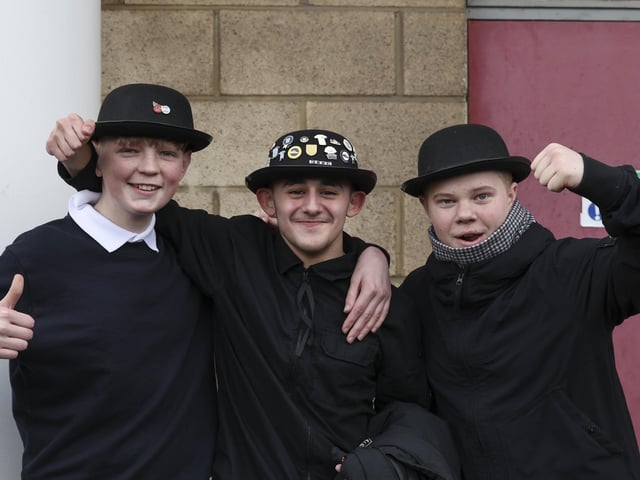 PNE fans at Middlesbrough