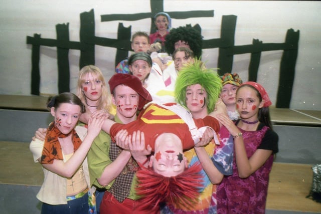 Pupils at at Preston school made a bid for stardom by performing to packed audiences with a production of the hit musical Godspell. All of the three shows performed by a cast of budding actors at Archbishop Temple School, Fulwood, were sell-outs