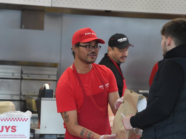 Five Guys are famed for their made-to-order, customised burgers, hot dogs and milkshakes.