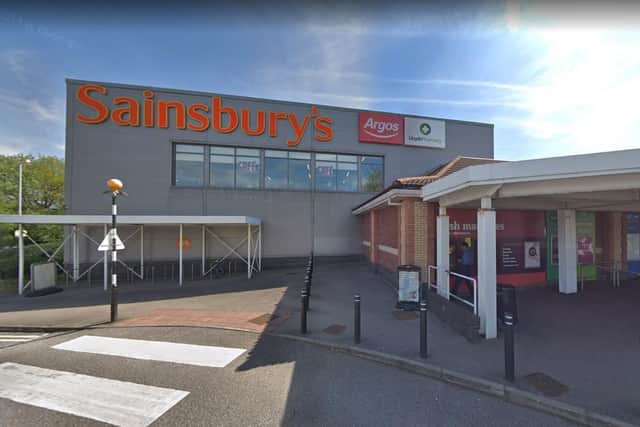 Undercover police arrested and tasered a man inside the Sainsbury's store in Deepdale this afternoon (Tuesday, May 3)
