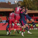 Chorley has to withstand a physical test from Alfreton Town (photo: David Airey/dia_images)