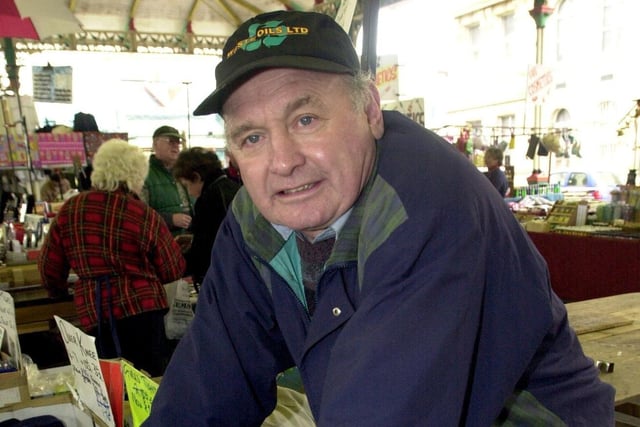 Preston market trader Lawrence Bateson who was leaving his post after 27 years