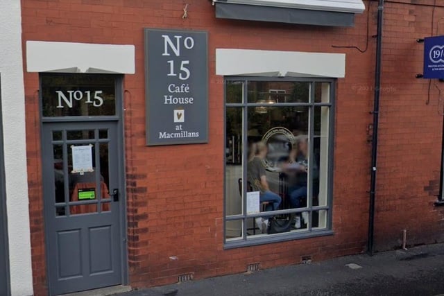 No 15 Cafe House on Priory Lane, Penwortham, has a rating of 4.7 out of 5 from 142 Google reviews