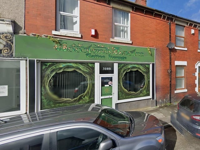 Woodland Realm Tattoo Lounge on Station Road, Bamber Bridge, has a rating of 5 out of 5 from 29 Google reviews