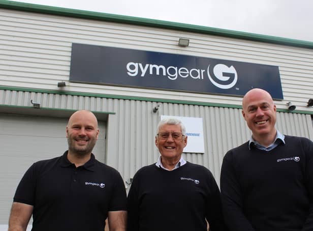 Directors of Preston-based Gym Gear - David Bulcock, Roy Bulcock and Richard Lambert