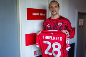 Oscar Threlkeld has signed a short-term deal with Morecambe Picture: Morecambe FC