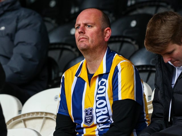 Preston North End fans take their seats