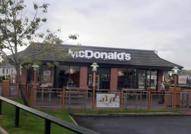 The incident happened at the Leyland McDonald's on Thursday morning (January 12)