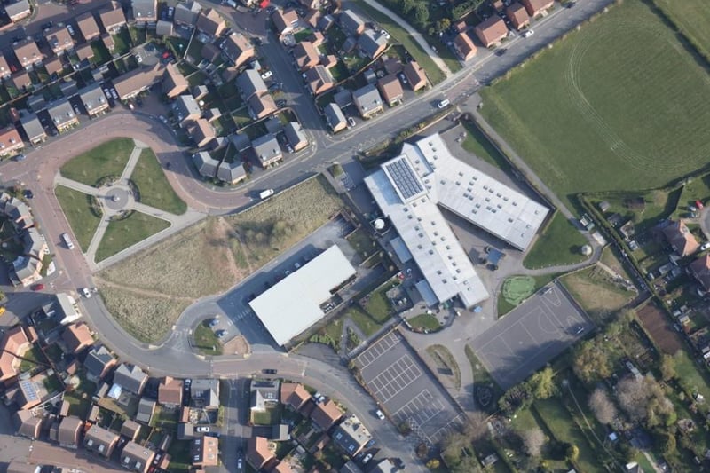 The buildings and grounds of Beardall Fields Primary School on Kenbrook Road