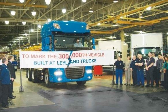 Leyland Trucks' assembly plant celebrate the completion of its 300,000th truck