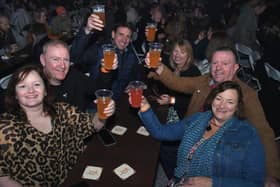 Photo Neil Cross; The iconic Sausage and Cider fest at Blackpool's Winter Gardens