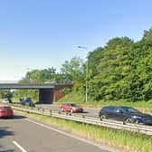 A drink-driver was found asleep at the wheel of his van on the M6 near Chorley (Credit: Google)