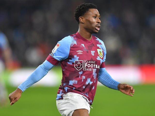Burnley's Nathan Tella

The EFL Sky Bet Championship - Burnley v West Bromwich Albion - Friday 20th January 2023 - Turf Moor - Burnley