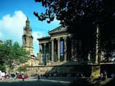 The city's name is derived from the Old English meaning "priest's settlement" and in the Domesday Book is recorded as "Prestune".