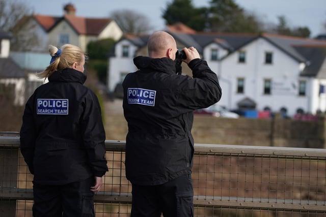 On Friday (February 17), exactly three weeks after her disappearance, officers continued their search for the 45-year-old on the banks of the River Wyre in Hambleton.