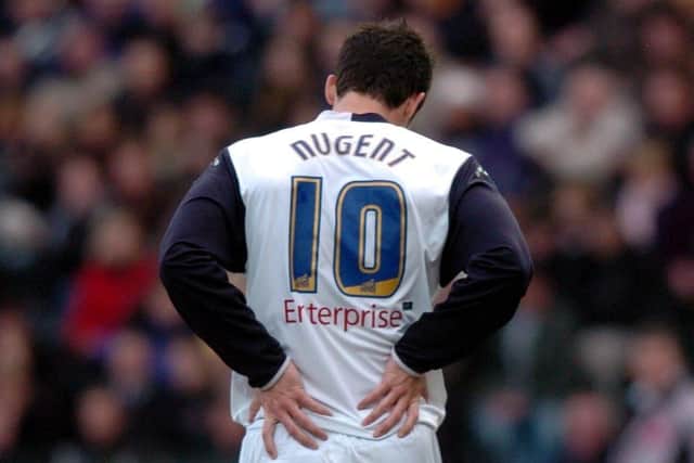 Nugent during his final season at PNE.