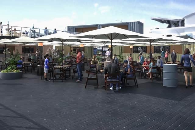 An artist's impression of Southbeach Streetfood