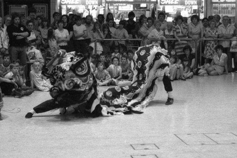 The mystery of the Orient took over Preston's St George's Shopping Arcade as part of the town's shopping festival. A troop of Chinese performers put on a show of traditional dances and martial arts exercises - some of them more than 800 years old.