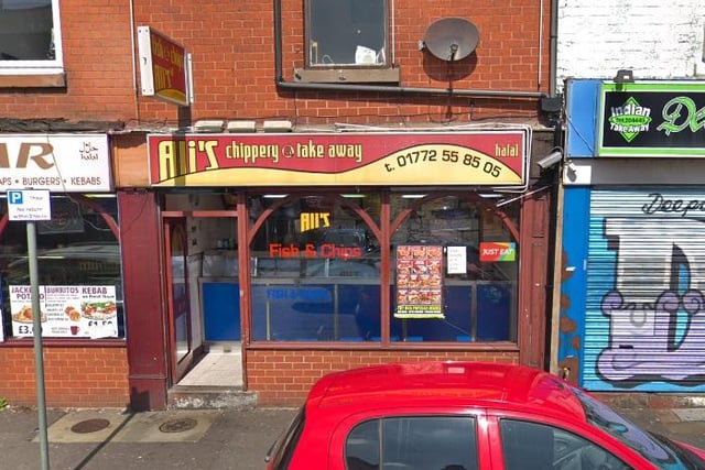Ali's Chippy on Meadow Street received five stars in June