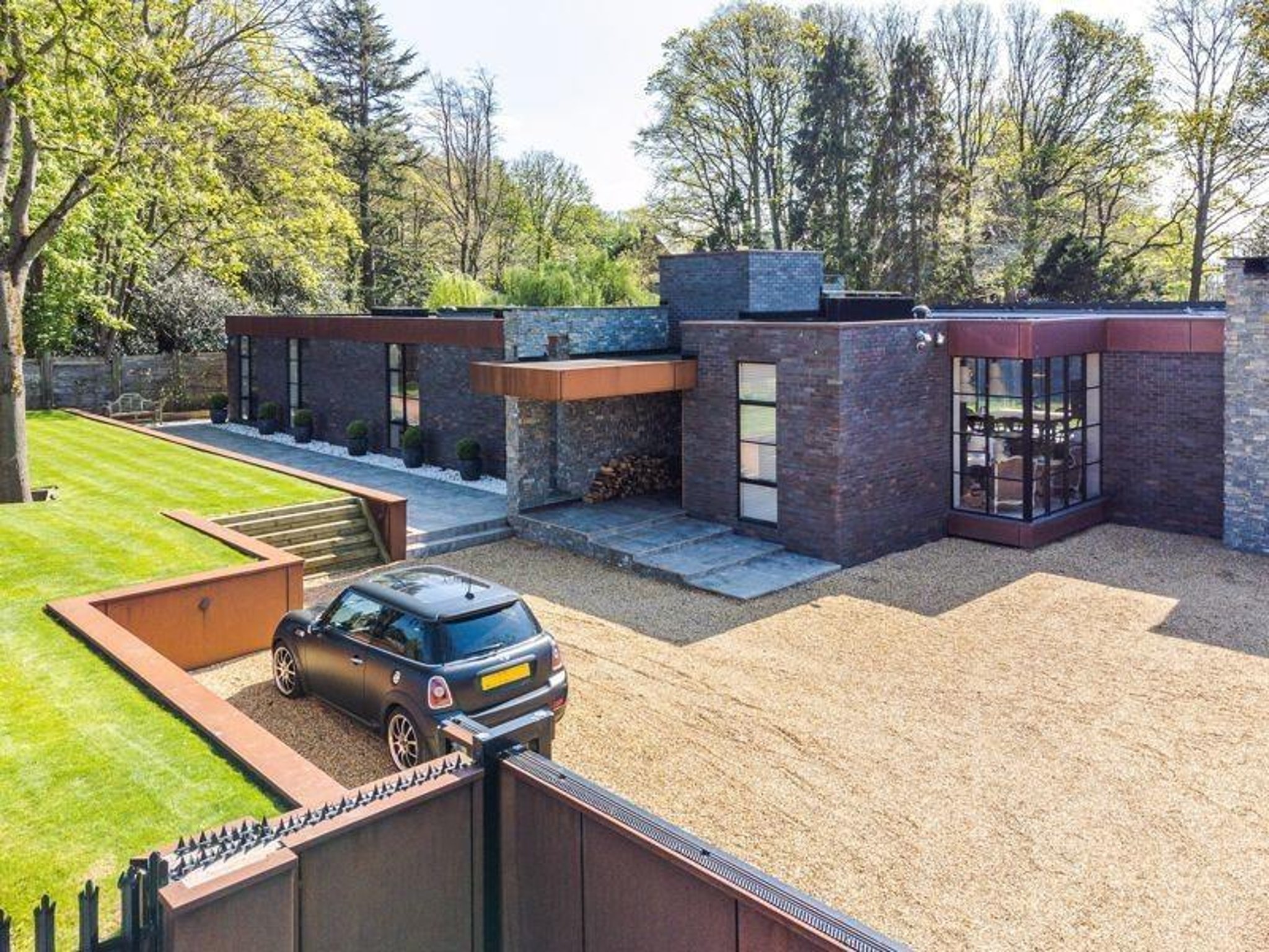 Astonishing Tony Stark-esque Lancashire mansion with magnificent modern design and spectacular gardens up for sale