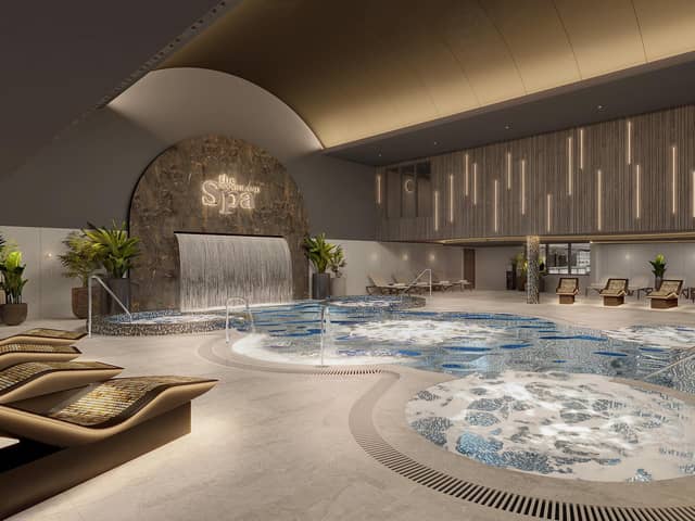An image of how Burnley’s Woodland Spa will look after a £16M transformation project