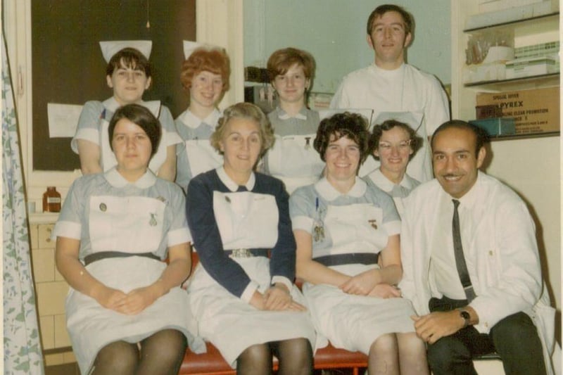 Many thanks to Malcolm Rae, from Fulwood, for today’s Looking Back photo. Malcolm writes: “This is a photograph of a group of Casualty staff at Preston Royal Infirmary in 1969, which includes myself as a student nurse.”