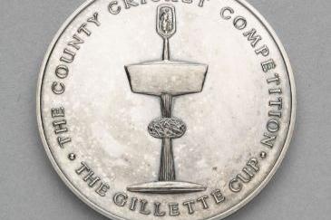 A David Lloyd white-metal 1972 Gillette Cup Winners medal can also be purchased
