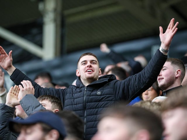 Preston North End fans watch on