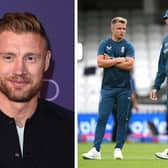 Freddie Flintoff has landed a major new role in England Cricket. Both images: Getty