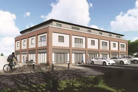 The block could be three storeys high - a major sticking point for locals (image: RPS Design Group via Preston City Council planning portal)