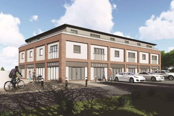 The block could be three storeys high - a major sticking point for locals (image: RPS Design Group via Preston City Council planning portal)