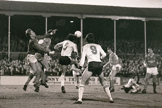 Preston North End beat Blackpool 2-1 at Deepdale in the second round of the FA Cup in December 1982