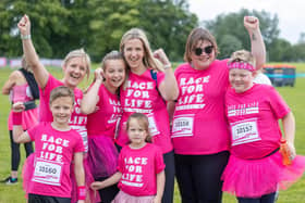 Race for Life in Preston's Moor Park in 2022