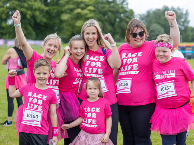 Race for Life in Preston's Moor Park in 2022