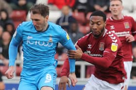 Callum Cooke (left) played under Derek Adams at Bradford City Picture: Pete Norton/Getty Images
