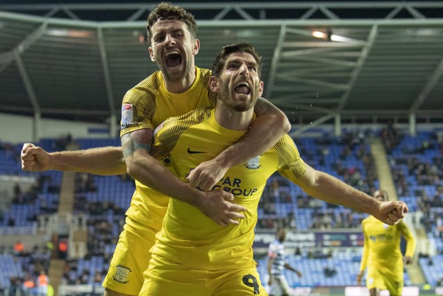 Ched Evans celebrates scoring against Reading as PNE make it three wins in six days and go into a play-off place just before the World Cup break