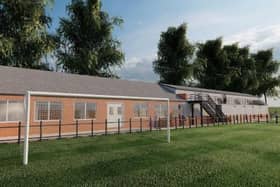A CGI of what the new sports hub could look like.