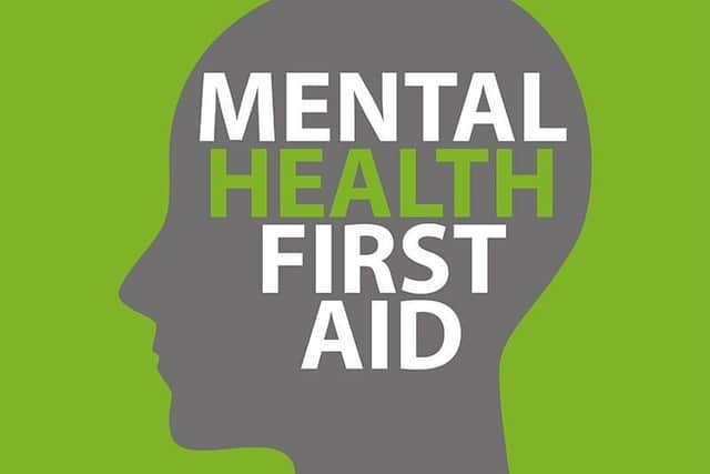 Mental health first aid. Photo:  First Aid Courses Manchester