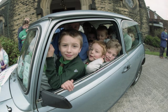 How many beavers can you get in a Mini? The answer is 21, according to the beaver colony of Leyland United Reformed Church. The six-to-eight-year-olds crammed themselves into a Mini owned by a member of the Venture Scout Group, in order to raise money for group funds