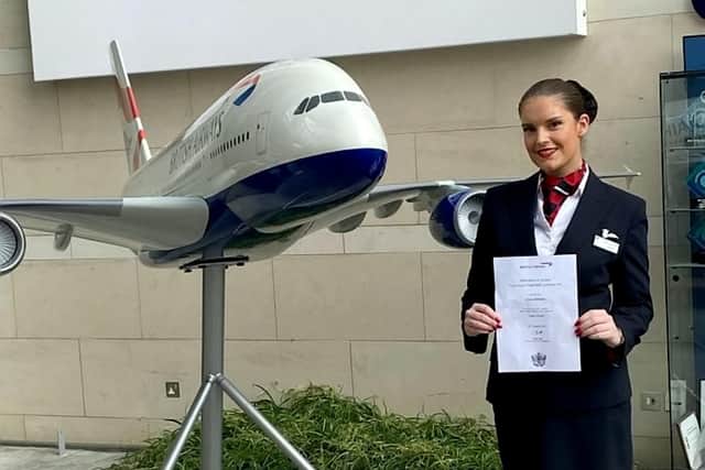 Chloe Williams, 19, who was about to start her dream career with British Airways but was tragically killed in a crash on the M6 in Cheshire.