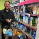 Jon Richardson visited community food hub, Whitby's Pantry, at the Intact Centre in Ingol last Tuesday (March 1)