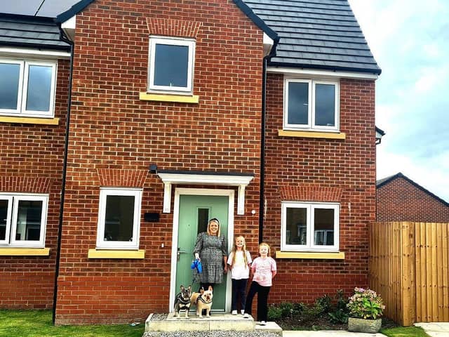 Michelle and her family are settling into life in Longridge. Photo: Prospect Homes